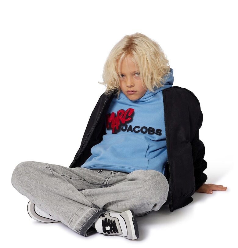 Худи с лого и джоб кенгуру Marc Jacobs