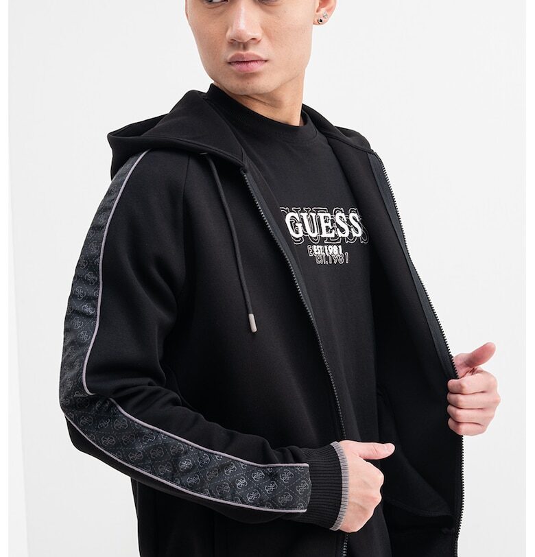 Худи с монограм и цип GUESS