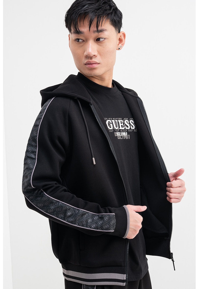 Худи с монограм и цип GUESS