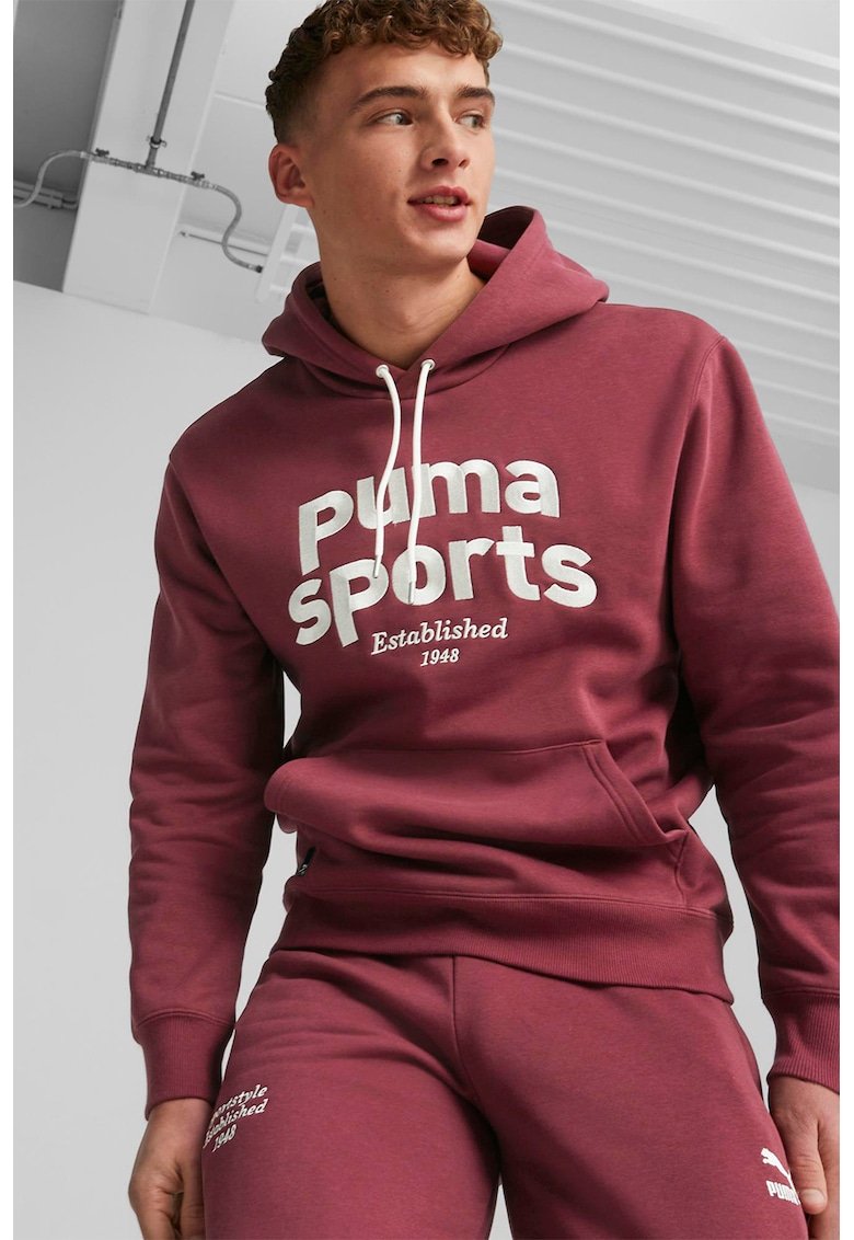 Худи с памук с бродирано лого Puma