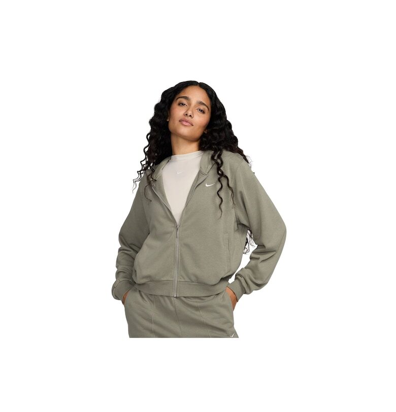 Худи с памук с цип Nike