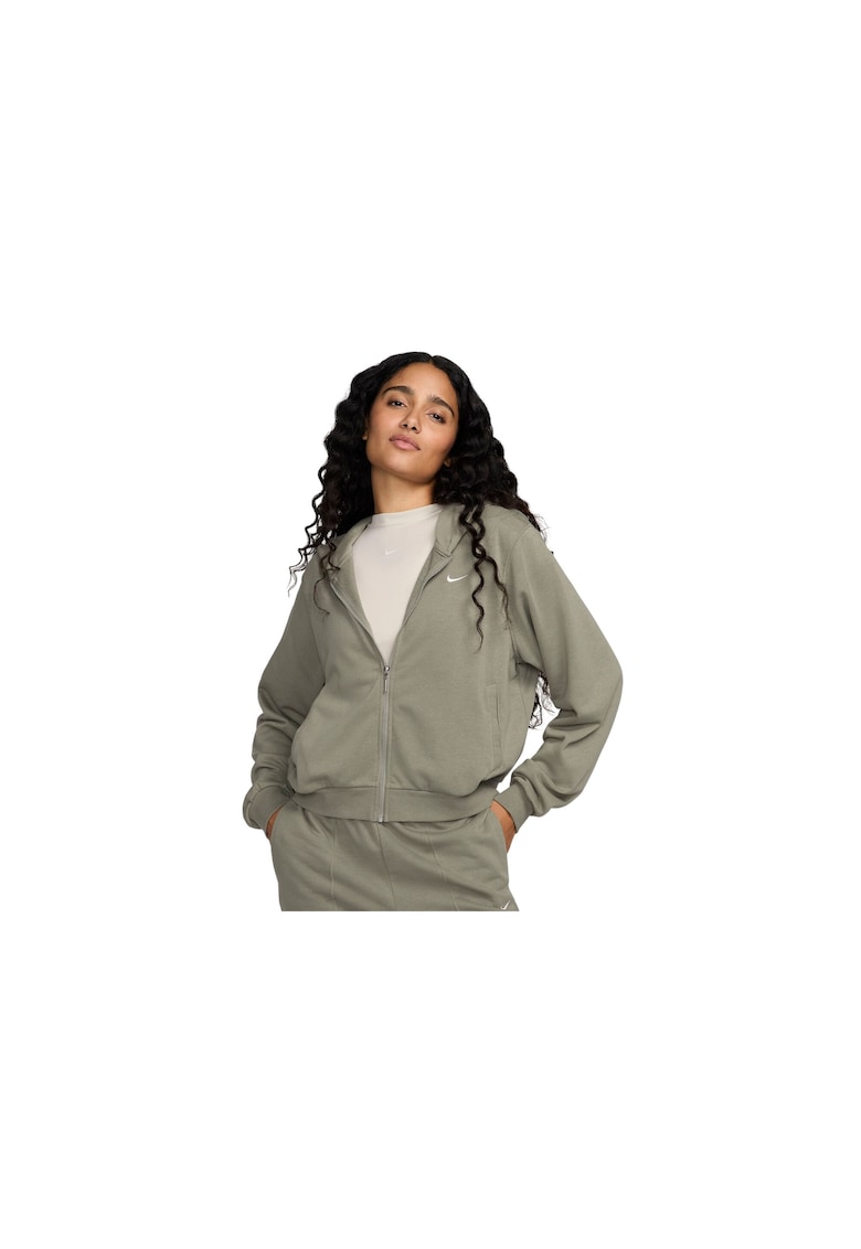 Худи с памук с цип Nike