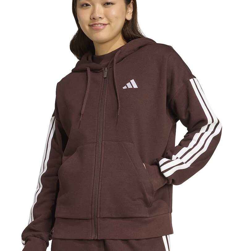 Худи с памук с цип adidas Sportswear
