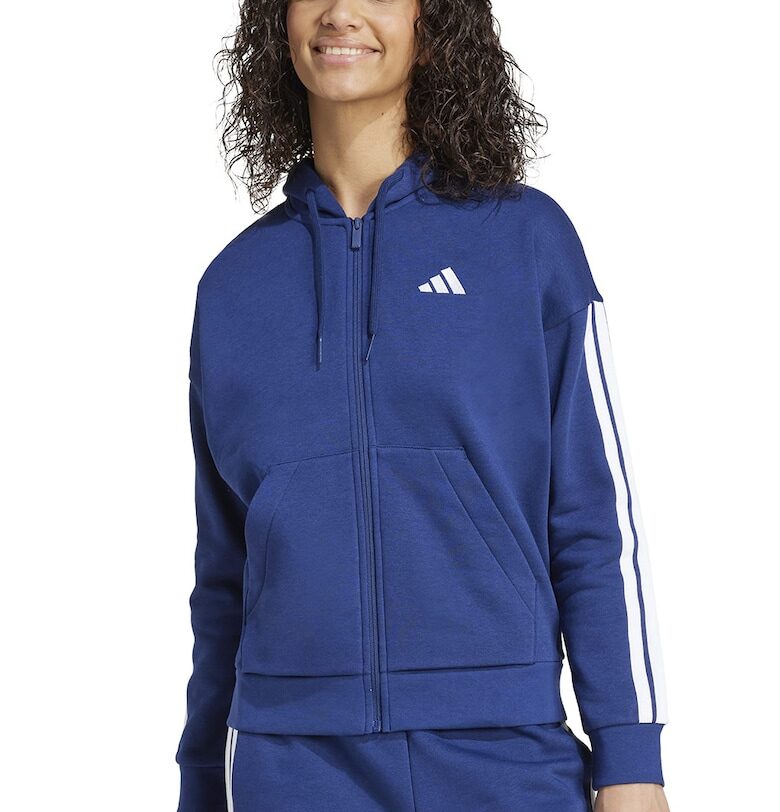 Худи с памук с цип adidas Sportswear