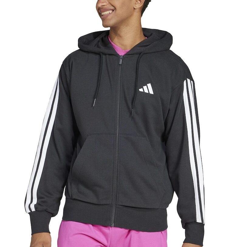 Худи с памук с цип adidas Sportswear