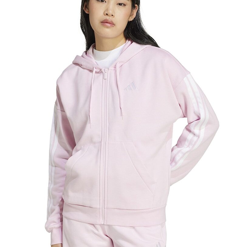 Худи с памук с цип adidas Sportswear