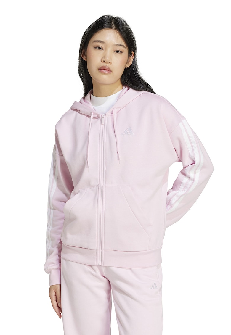 Худи с памук с цип adidas Sportswear