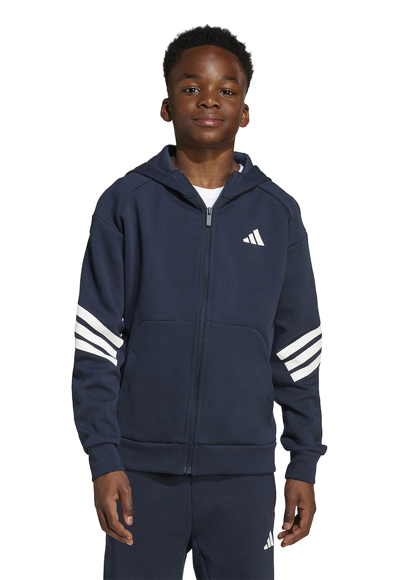 Худи с цип и джобове adidas Sportswear