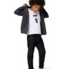 Худи с цип и лого KARL LAGERFELD KIDS