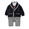 Черен костюм за момче с малък принт OEM Nannie
