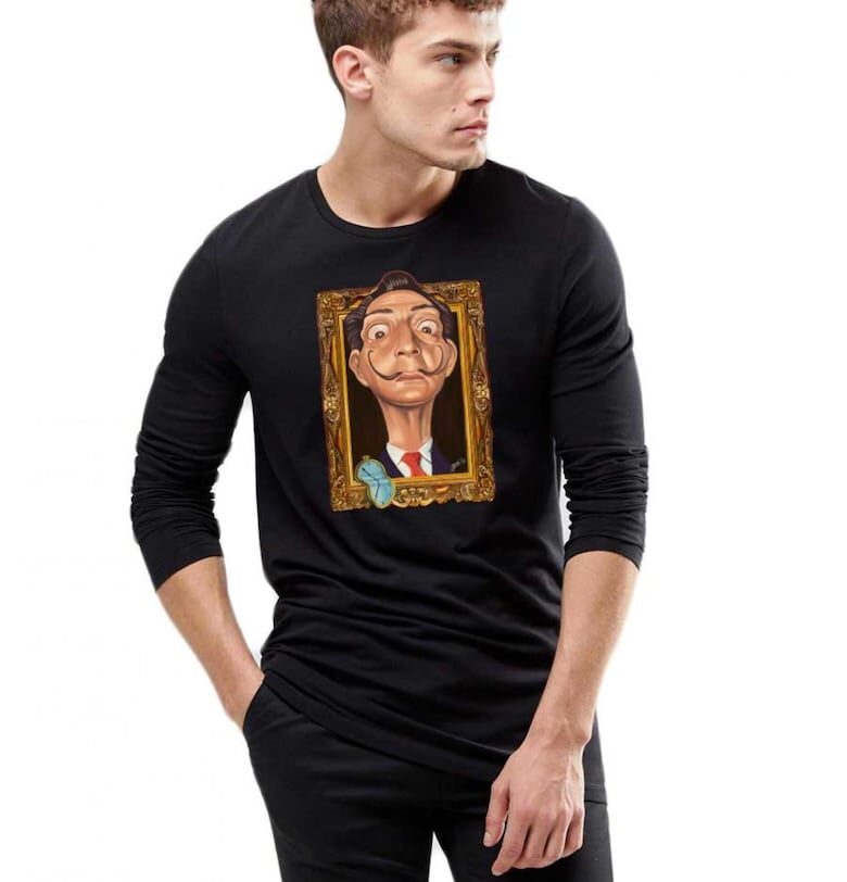 Черна мъжка блуза - Dali - Frame THEICONIC