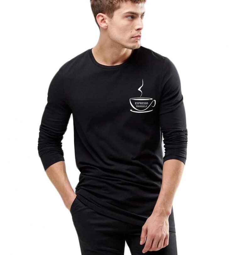 Черна мъжка блуза - Espresso Yourself II THEICONIC