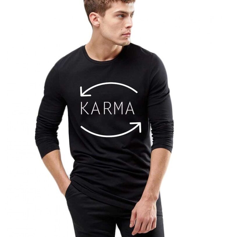 Черна мъжка блуза - Karma THEICONIC
