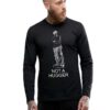 Черна мъжка блуза - Not a hugger THEICONIC