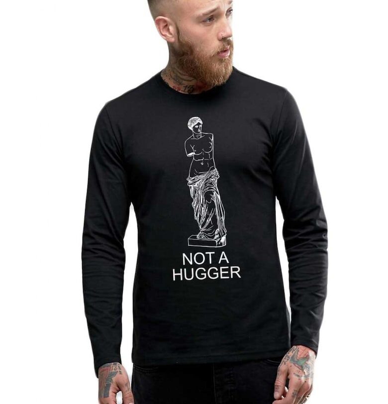 Черна мъжка блуза - Not a hugger THEICONIC