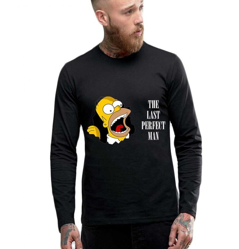 Черна мъжка блуза - Simpson THEICONIC