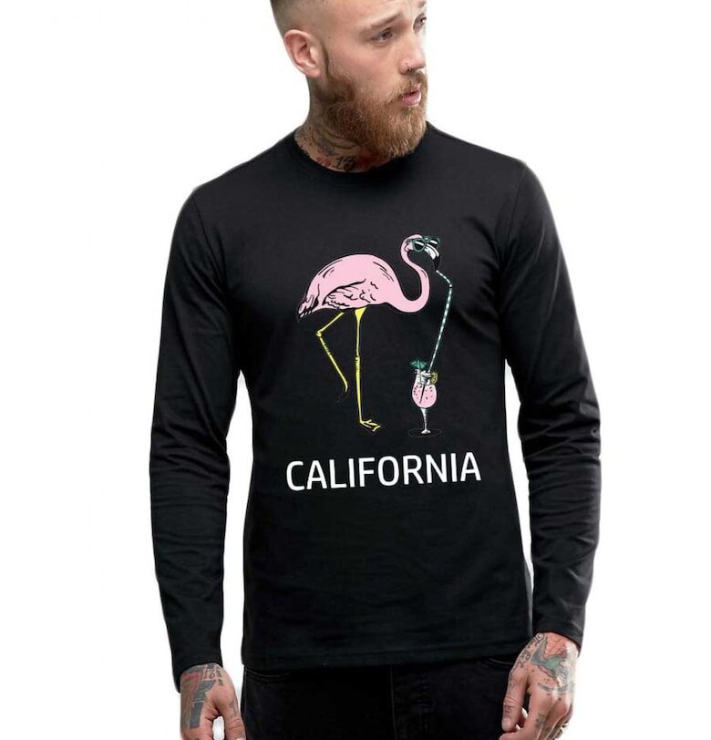 Черна мъжка блуза - Калифорния THEICONIC