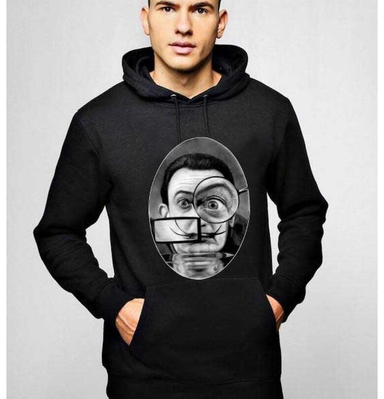 Черна мъжка качулка - Dali - The Watcher THEICONIC