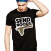 Черна мъжка тениска - Send Noods THEICONIC