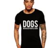 Черна мъжка тениска - Кучета THEICONIC