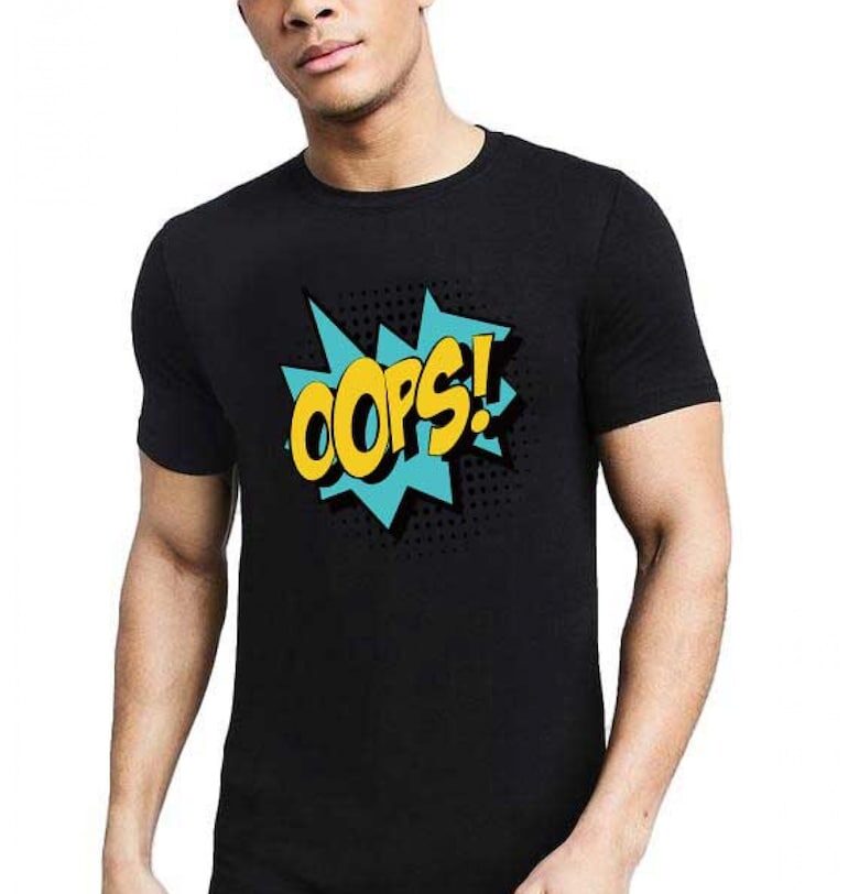 Черна мъжка тениска - Опа THEICONIC