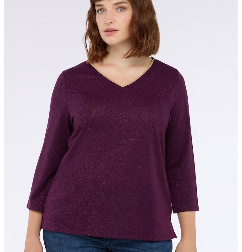 Шпиц блуза с 3/4 ръкави Fiorella Rubino