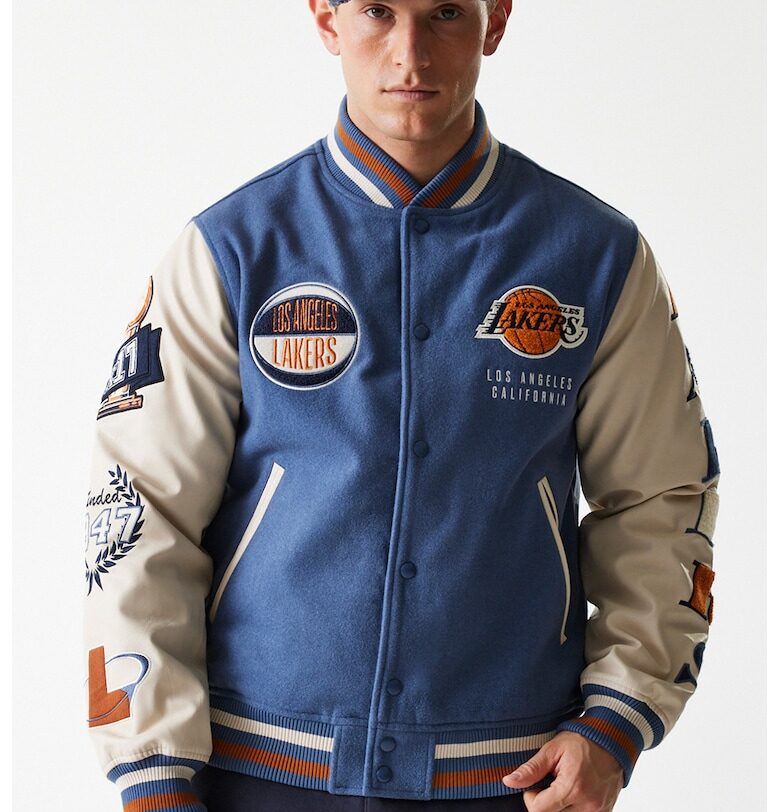 Яке Varsity с лого и апликация Nba New Era