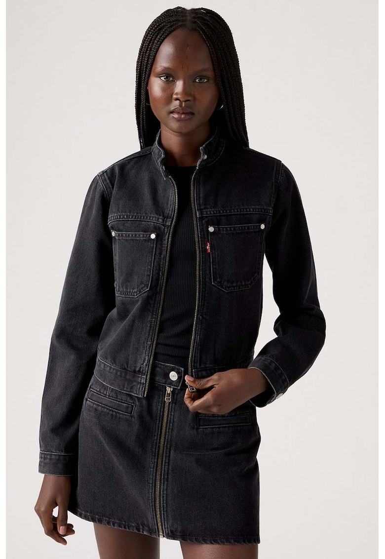 Яке от деним Youth с цип и джобове на гърдите Levis