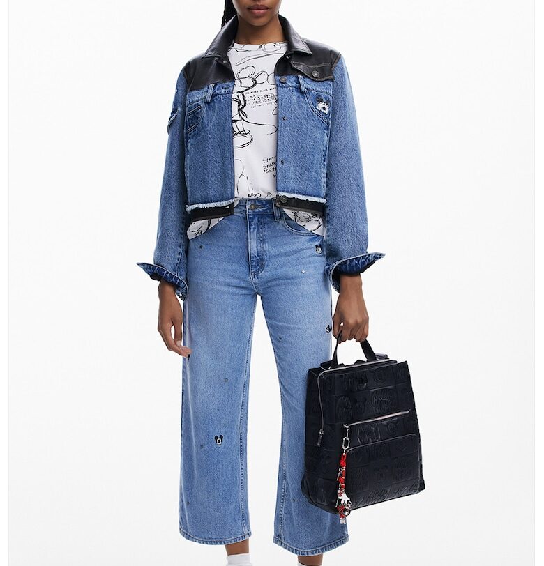 Яке с деним и еко кожа DESIGUAL