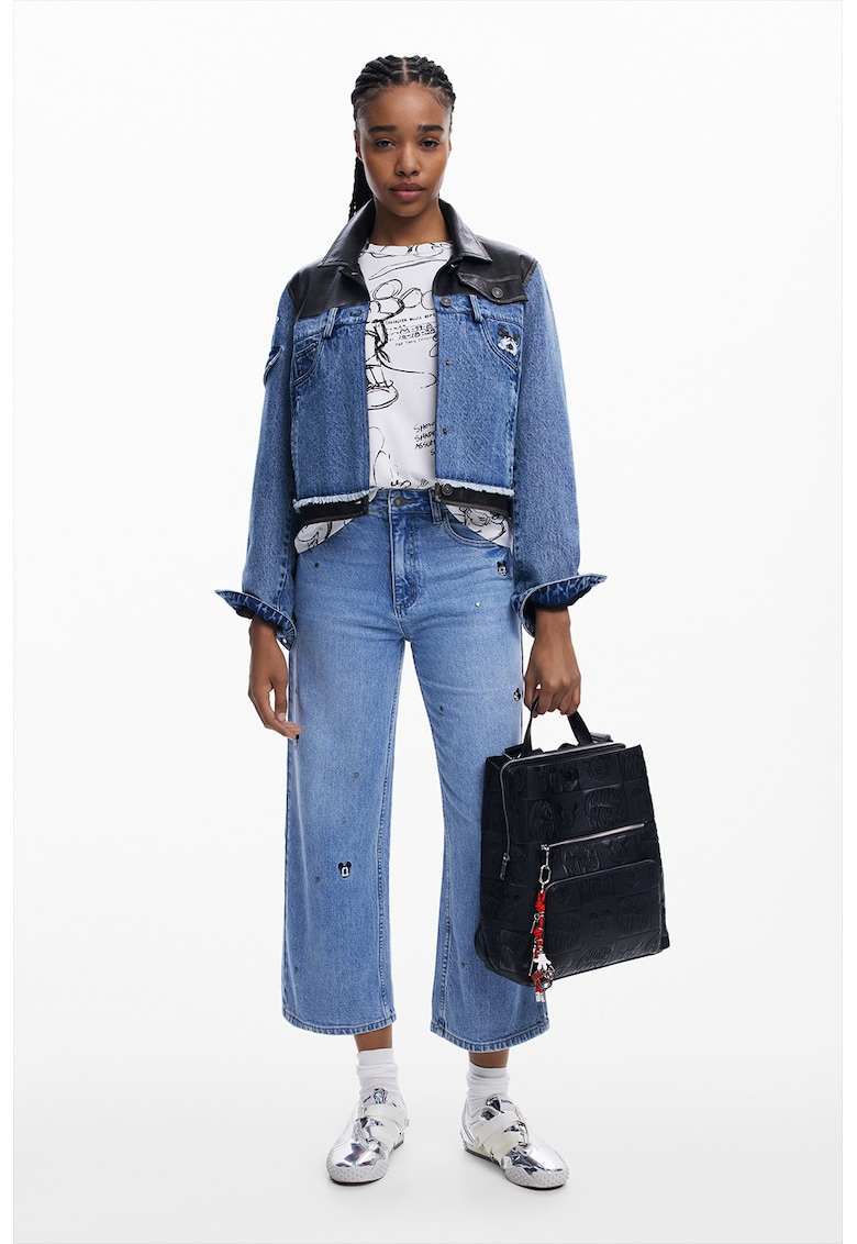 Яке с деним и еко кожа DESIGUAL