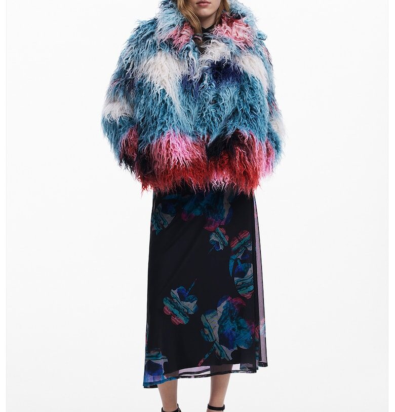 Яке с еко пух и десен DESIGUAL