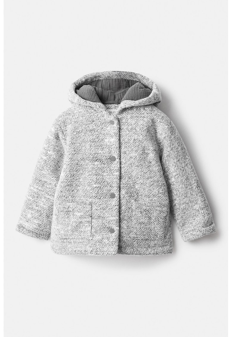 Яке с качулка и джобове Mango