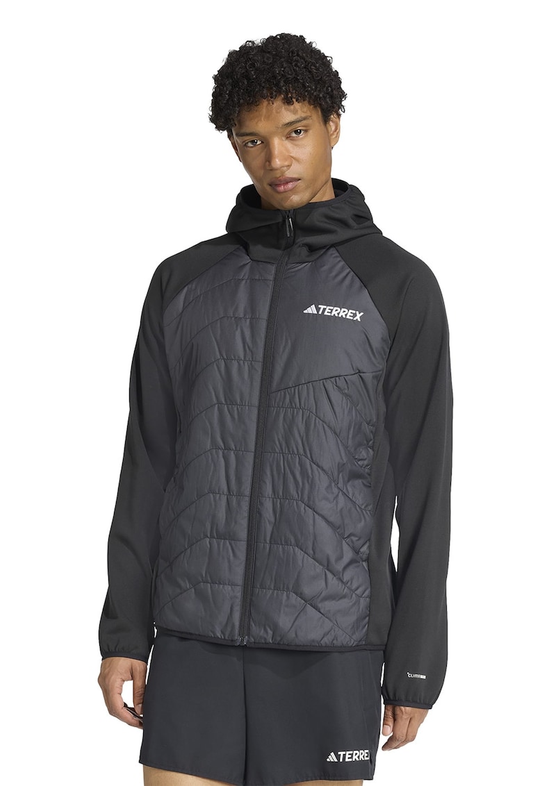 Яке с цип и качулка adidas Performance