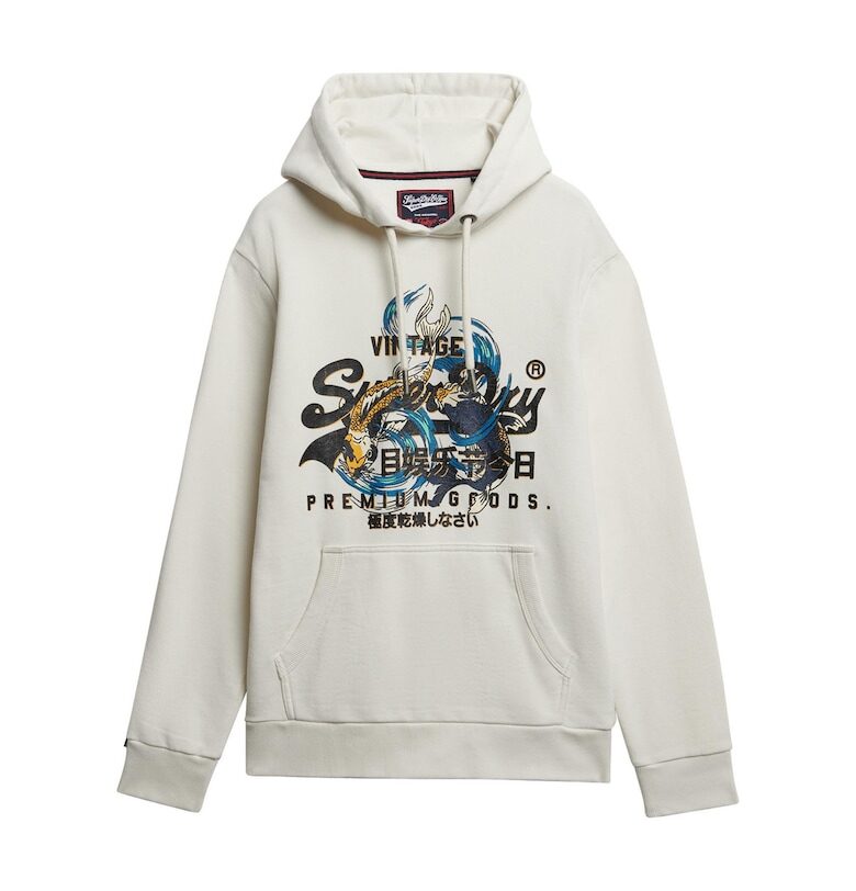 SUPERDRY - Худи с памук с графика Superdry  Co