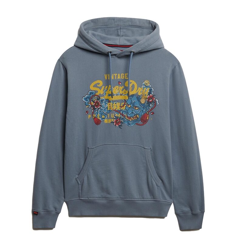 SUPERDRY - Худи с памук с графика Superdry  Co