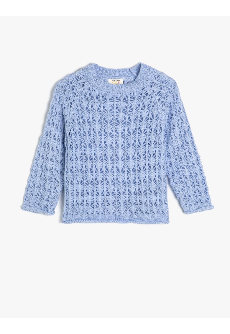 Ажурен пуловер с овално деколте KOTON