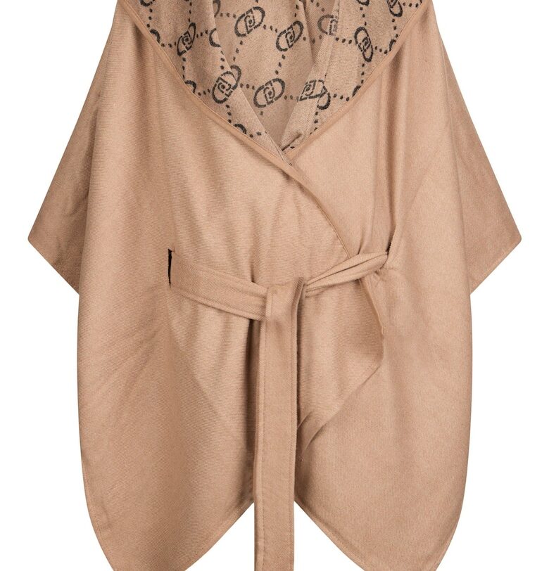 Асиметрично пончо с качулка Liu Jo