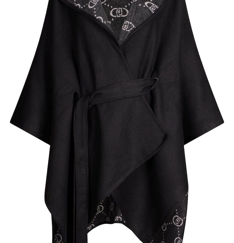 Асиметрично пончо с качулка Liu Jo