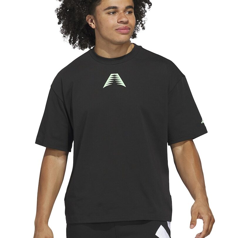 Баскетболна тениска с овално деколте adidas Performance