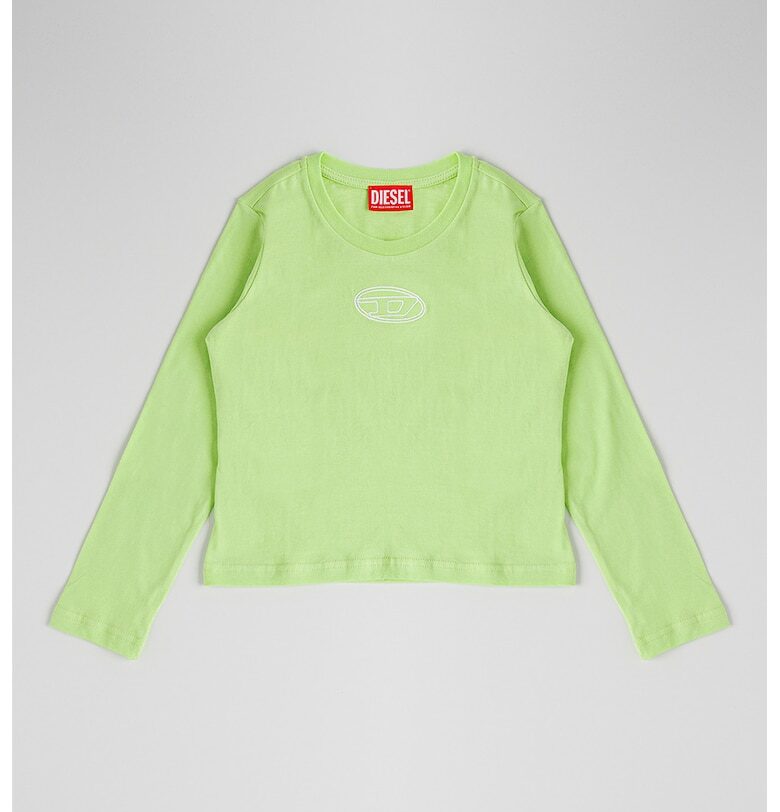 Блуза Tivalsyls с овално деколте и лого Diesel