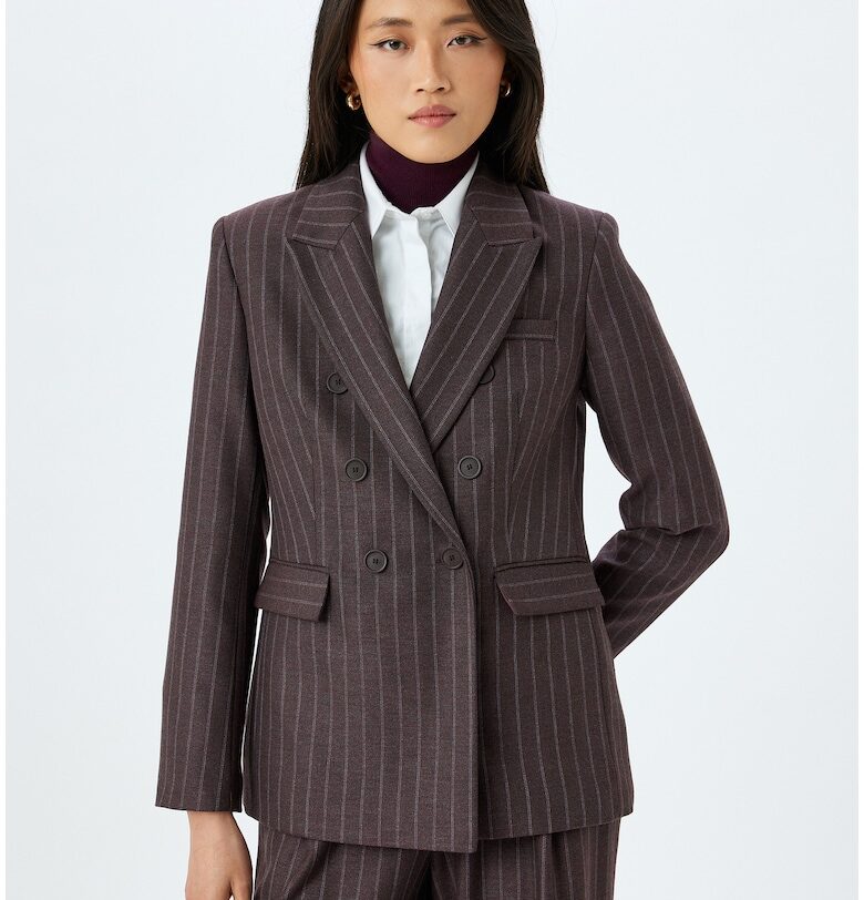 Вталено двуредно сако KOTON