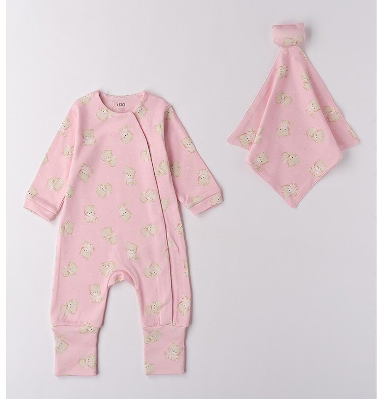 Гащеризон и одеалце с принт Teddy Bear - 2 части IDO