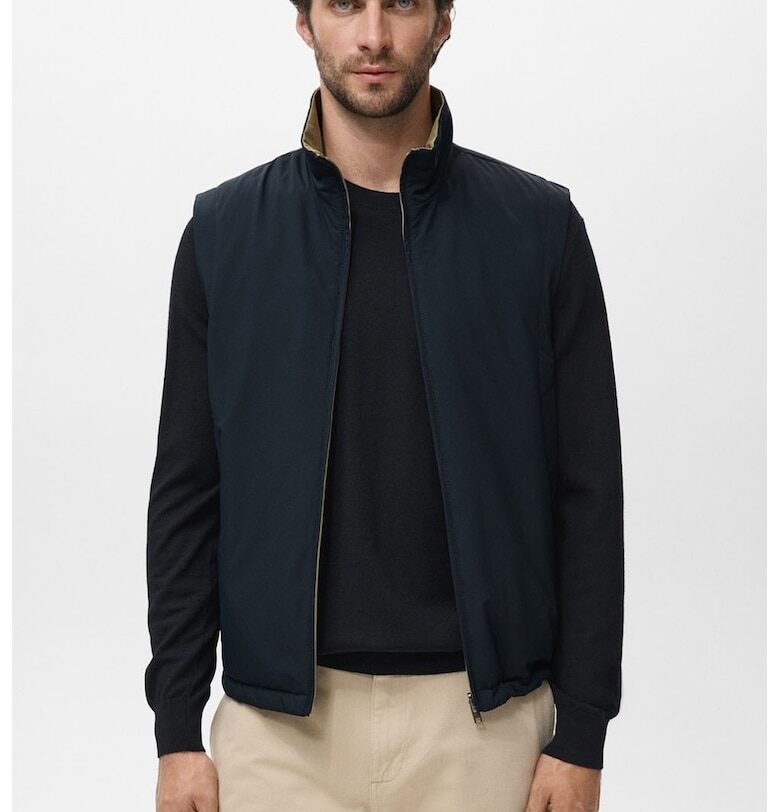 Двулицев елек с джобове Mango