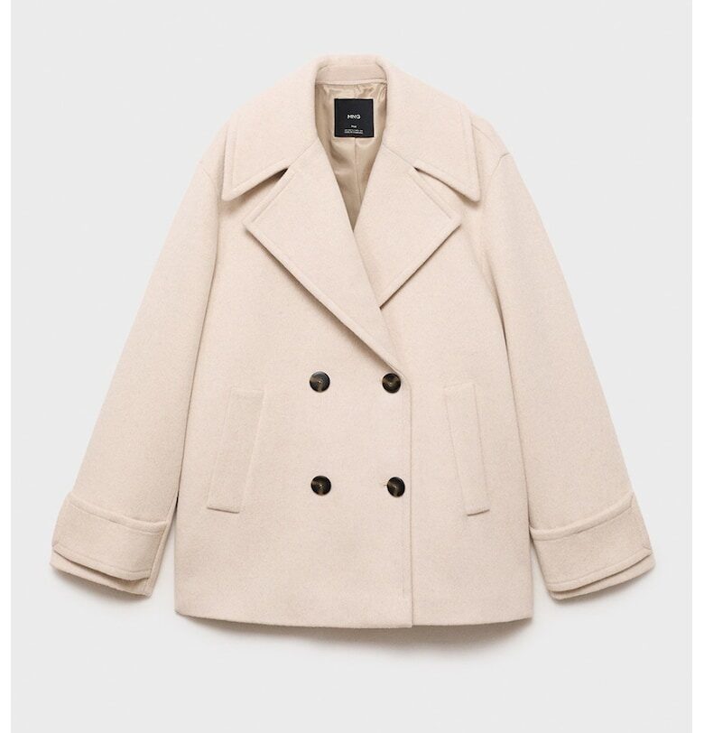 Двуредно палто Mango