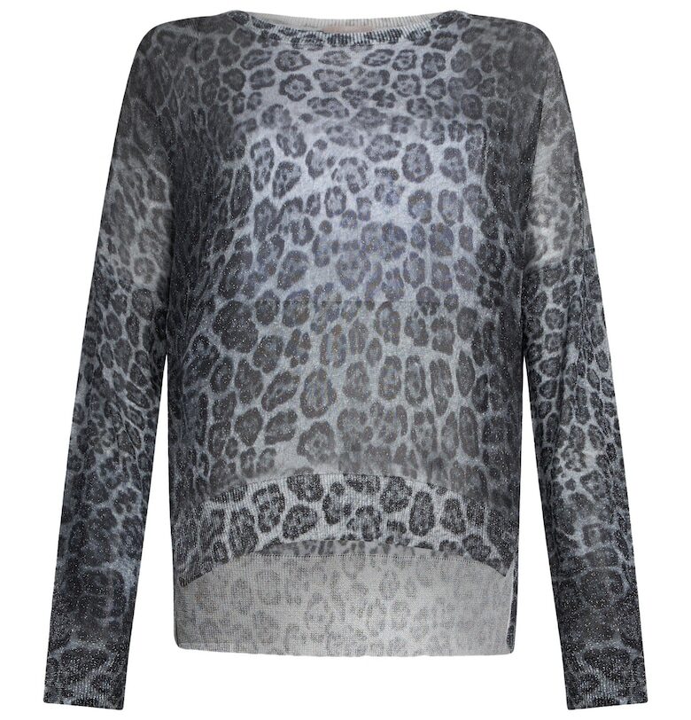 Десениран пуловер от лурекс Liu Jo