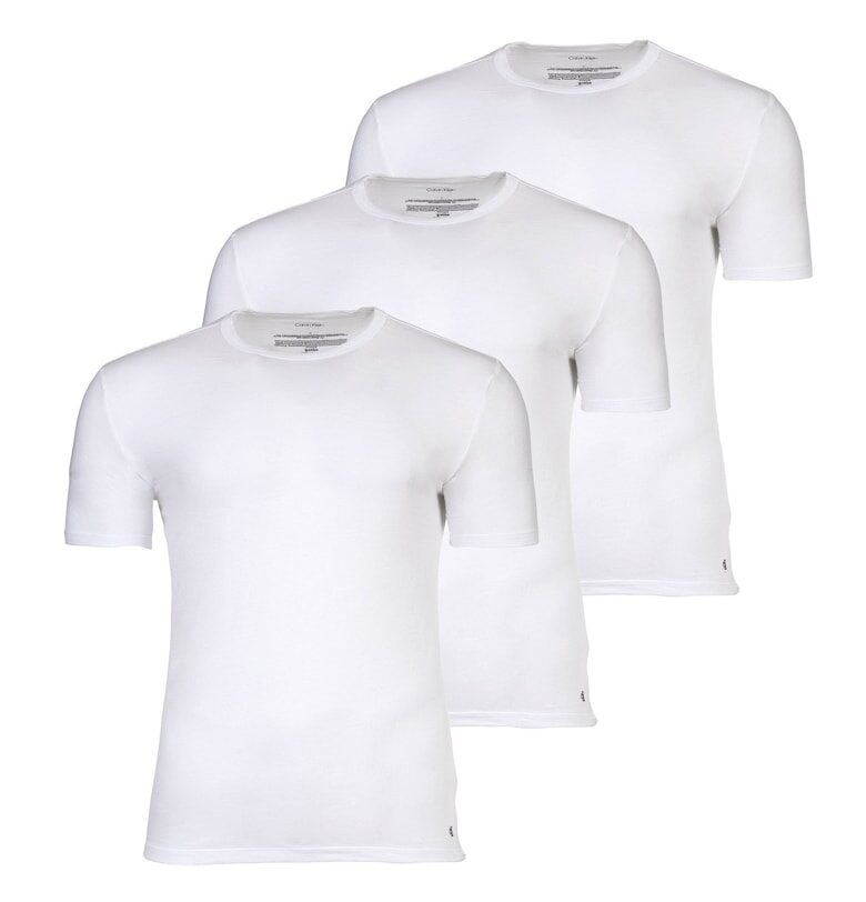 Домашна тениска с памук - 3 броя CALVIN KLEIN