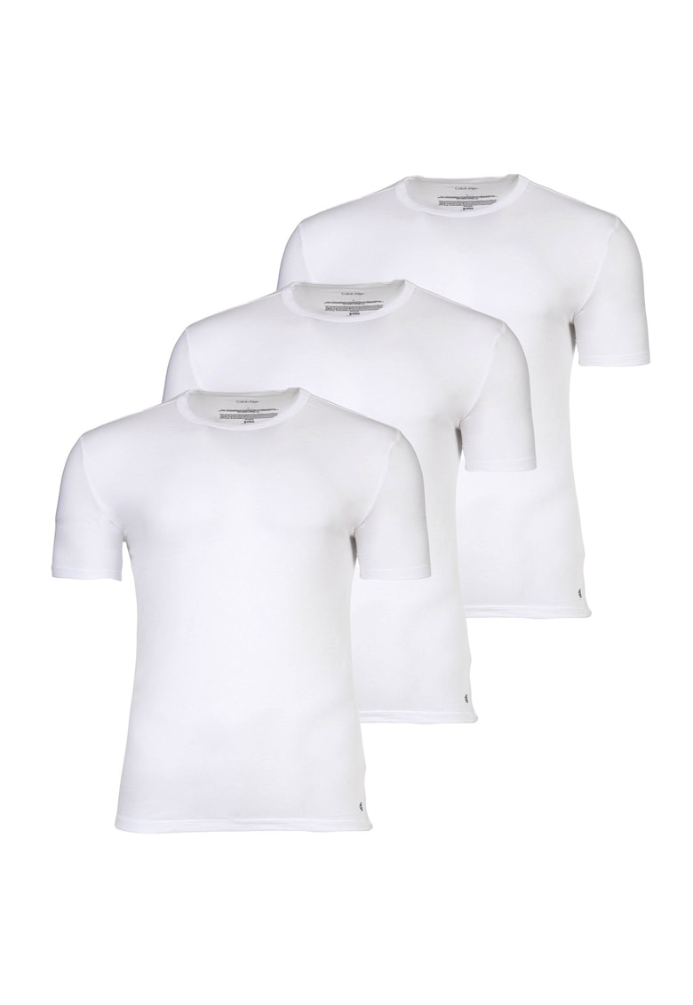 Домашна тениска с памук - 3 броя CALVIN KLEIN