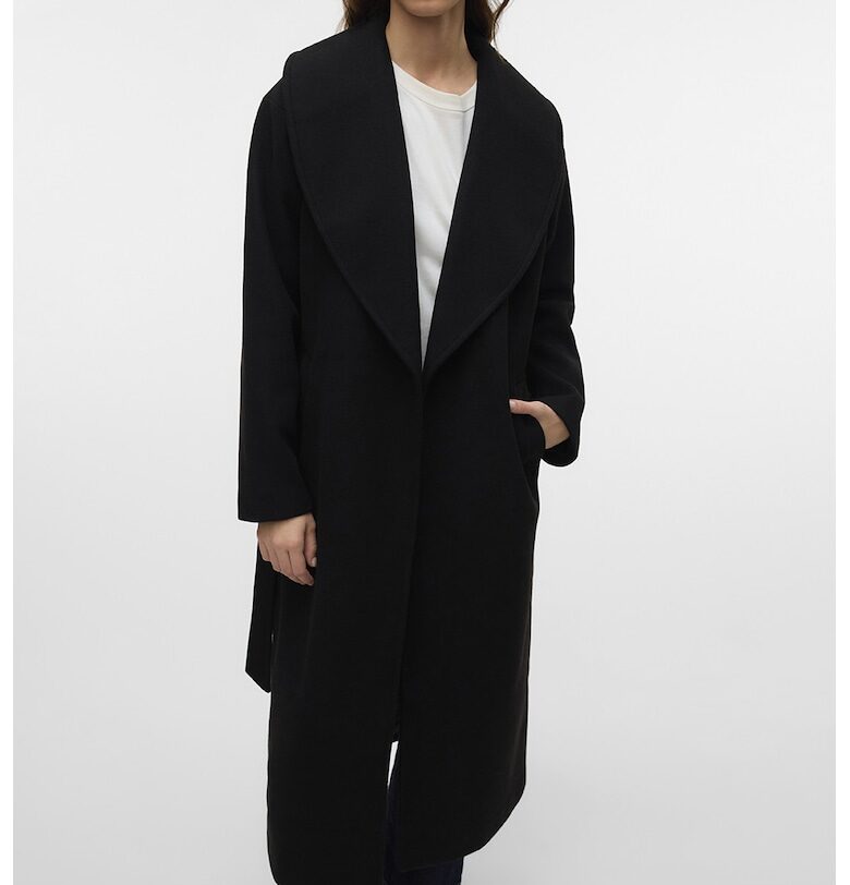 Дълго палто с колан Vero Moda