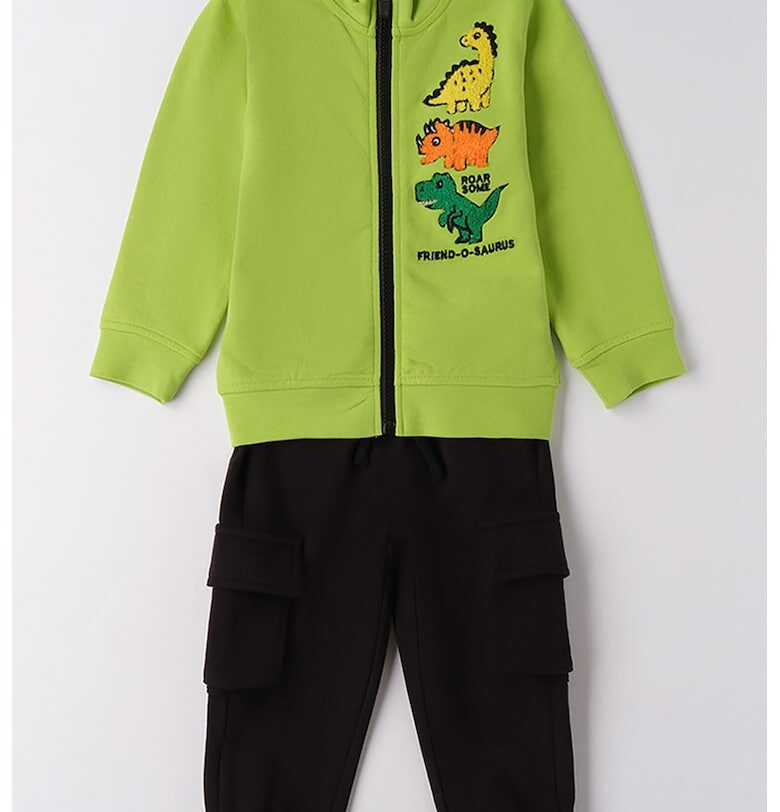 Дълъг спортен екип с цип и карго панталон IDO