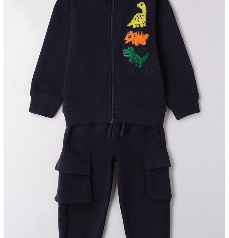 Дълъг спортен екип с цип и карго панталон IDO